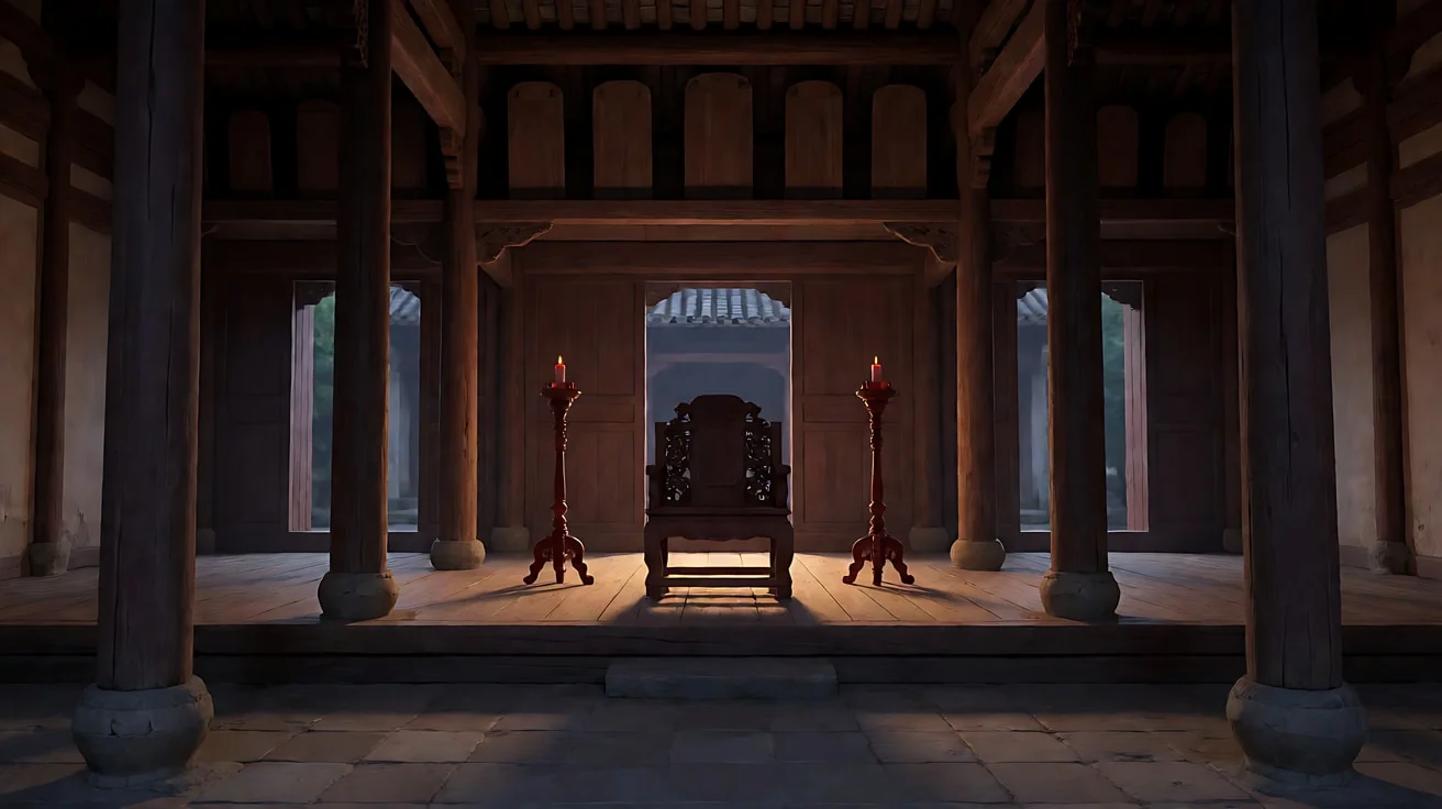 图3 场景（老祠堂正厅）