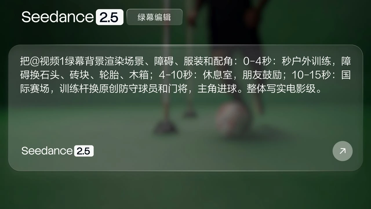 官方绿幕编辑的分阶段指令卡