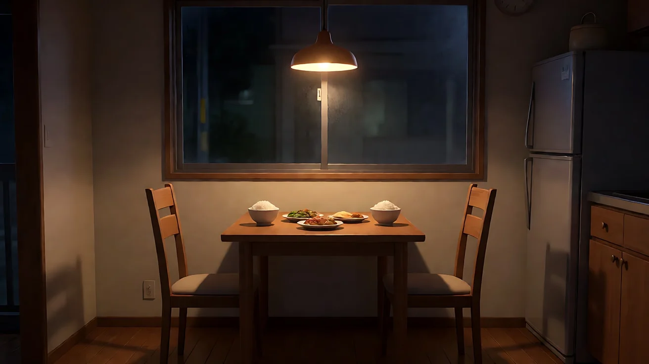 图2 场景（夜晚小饭厅）