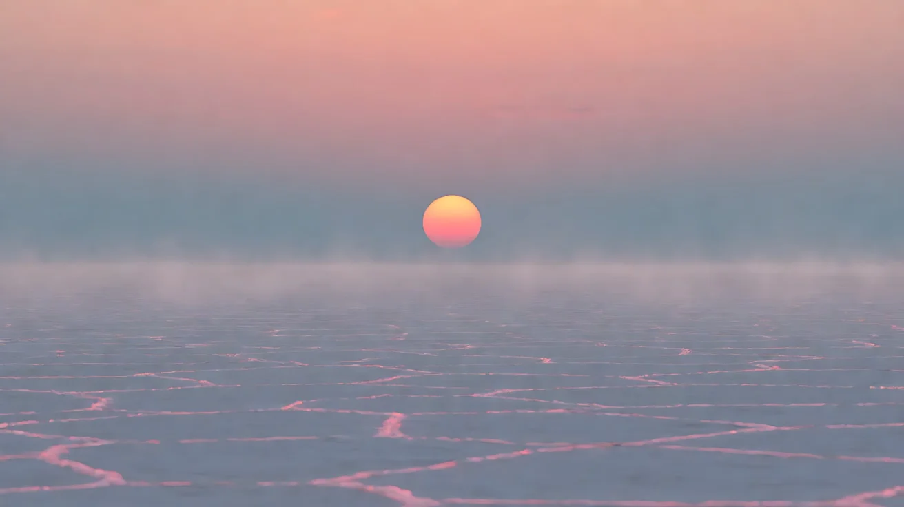 图3 镜头2关键帧（日出大远景）