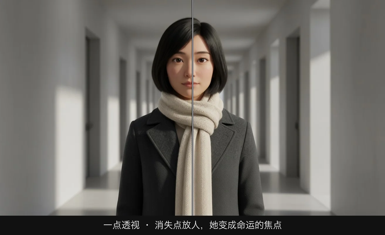 消失点上站着人