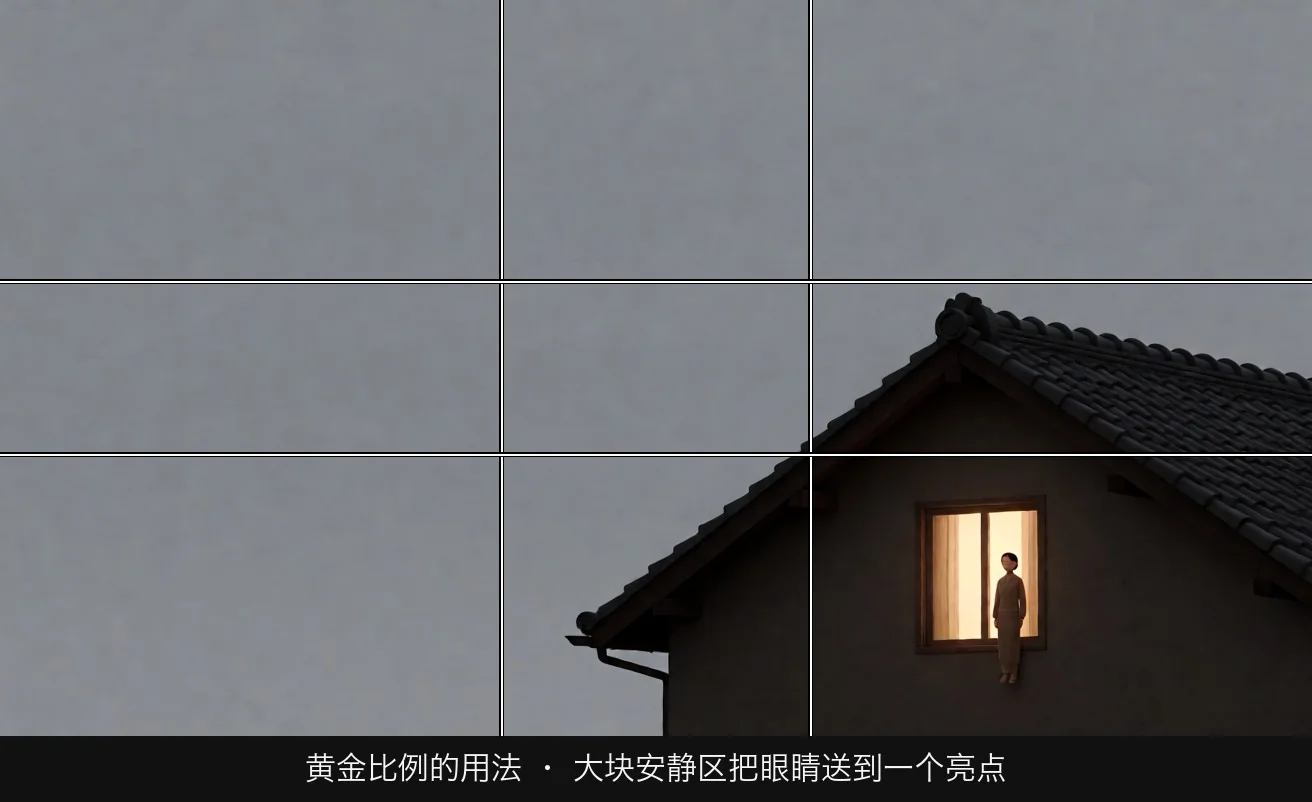 大块安静区收到一个亮点