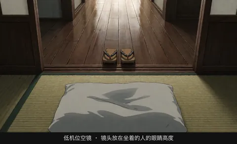 低机位空镜 · 镜头放在坐着的人的眼睛高度
