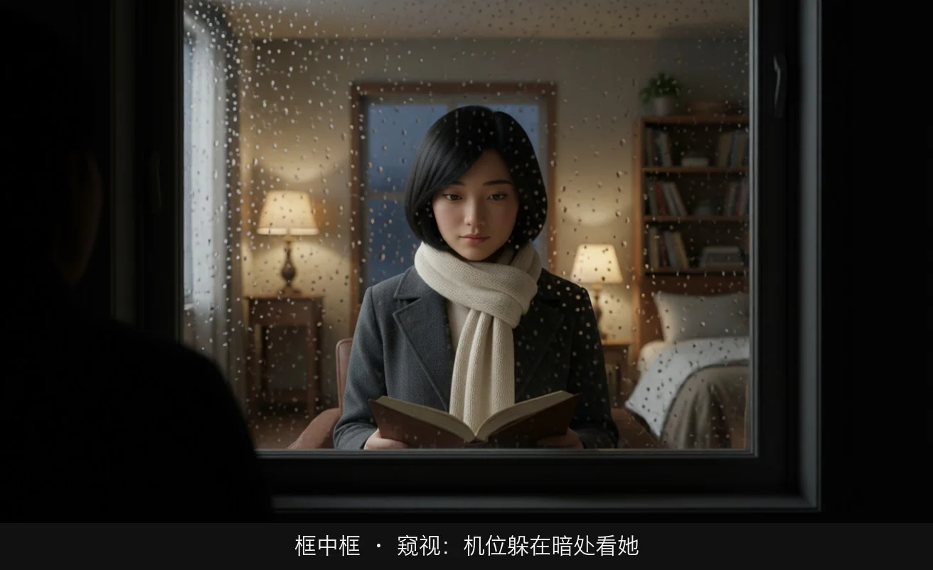 框中框：窥视