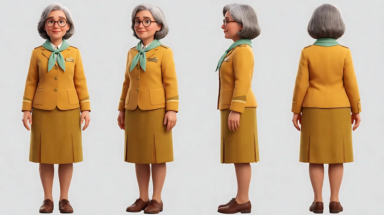 图2 角色定妆（局长）