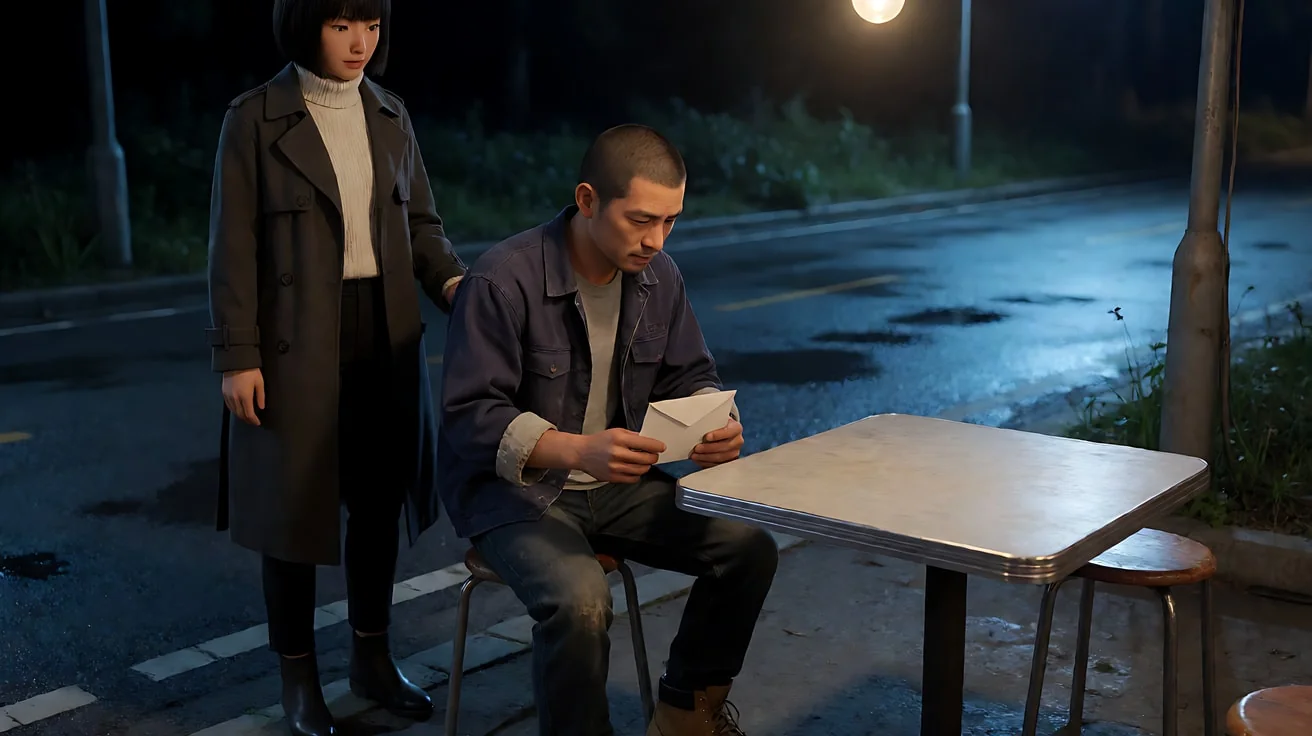 图4 镜头3 关键帧（越轴后，从墙一侧拍）