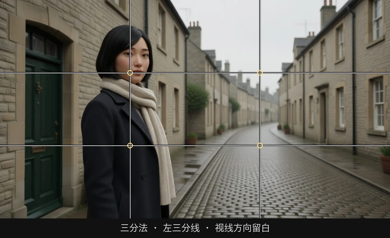 视线留白