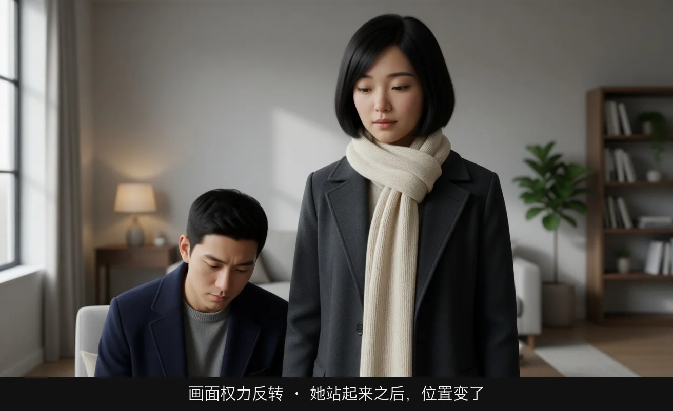 她反过来