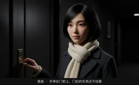 悬疑 · 手停在门把上，门后的东西还不给看
