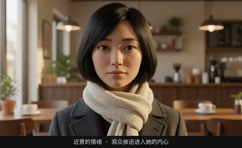 近景的情绪 · 观众被迫进入她的内心