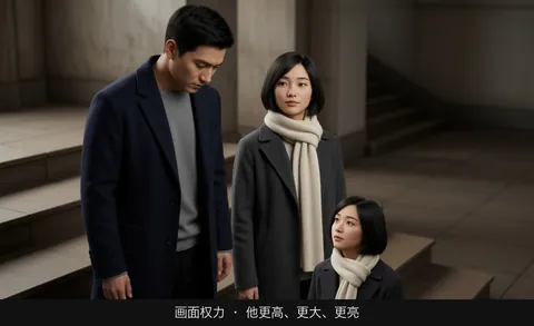 画面权力 · 他更高、更大、更亮