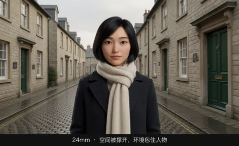24mm · 空间被撑开，环境包住人物