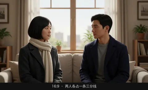 16:9 · 两人各占一条三分线